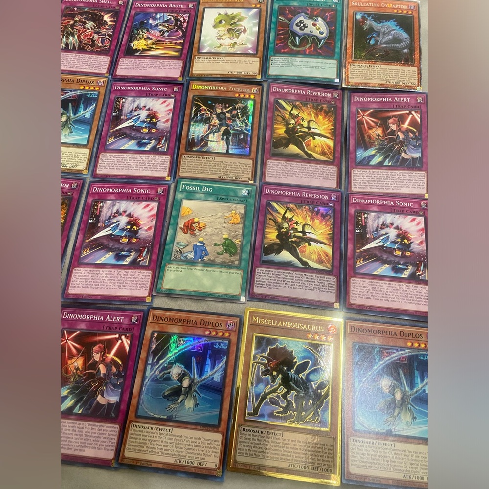 Yugioh dinomorphia deck with extra deck
